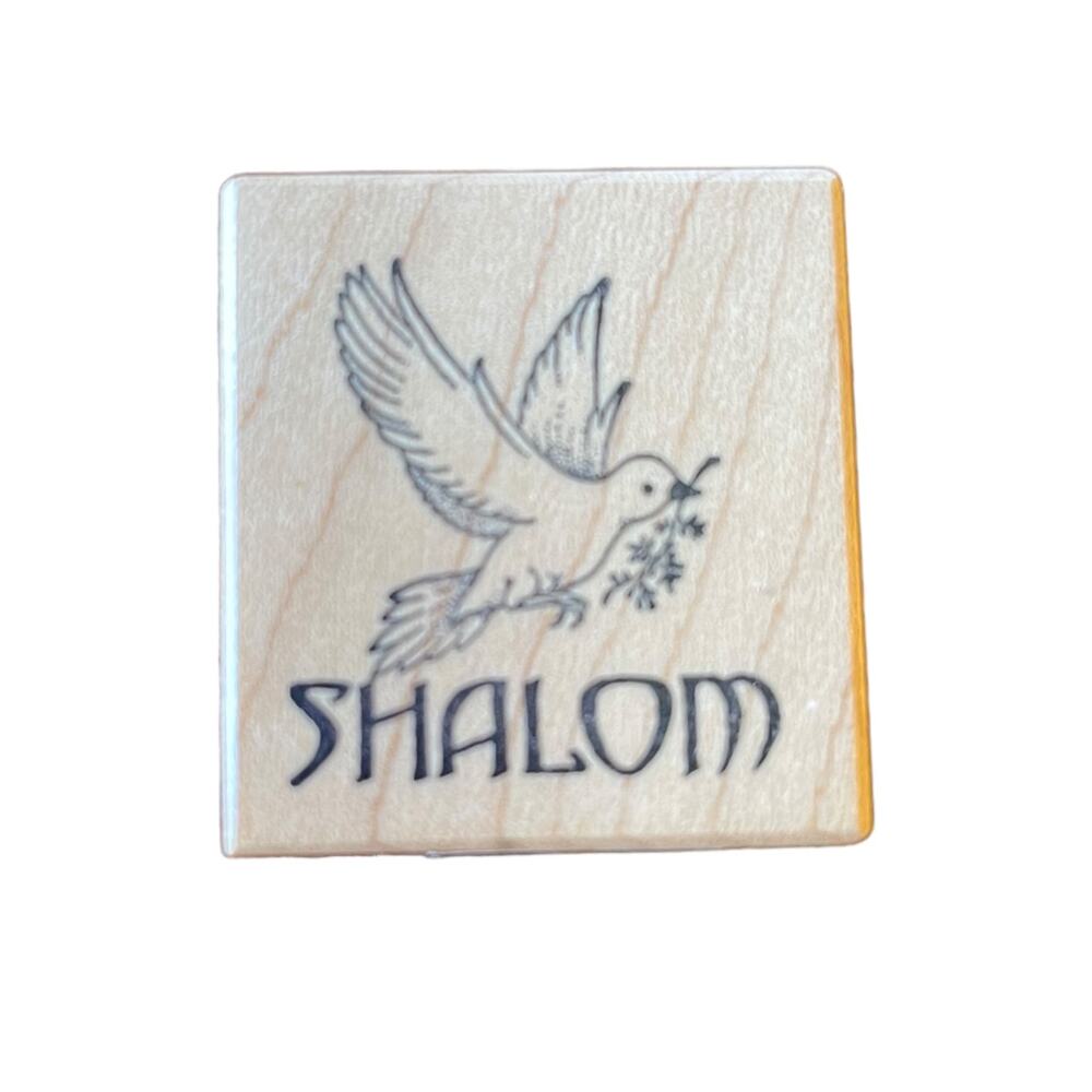 PSX C-088 Shalom Dove Rubber Stamp NEW